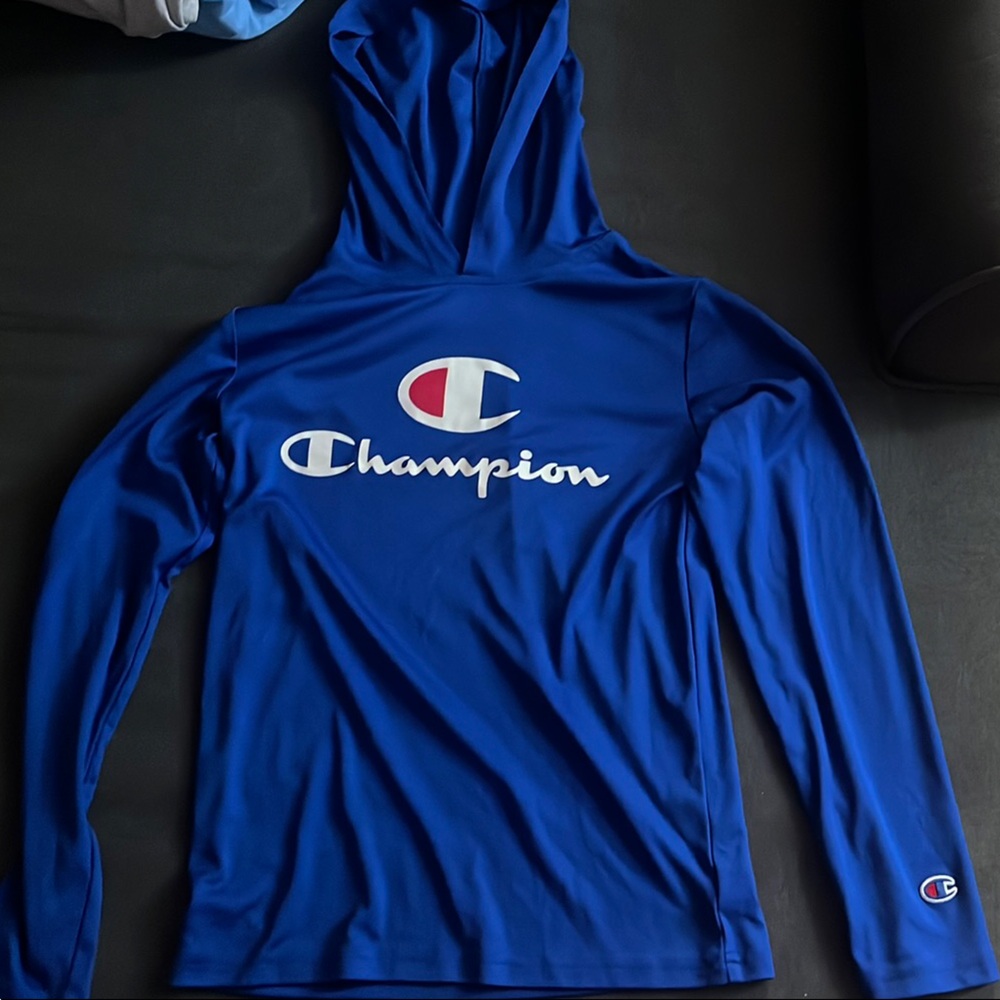 Champion Blue Hoodie